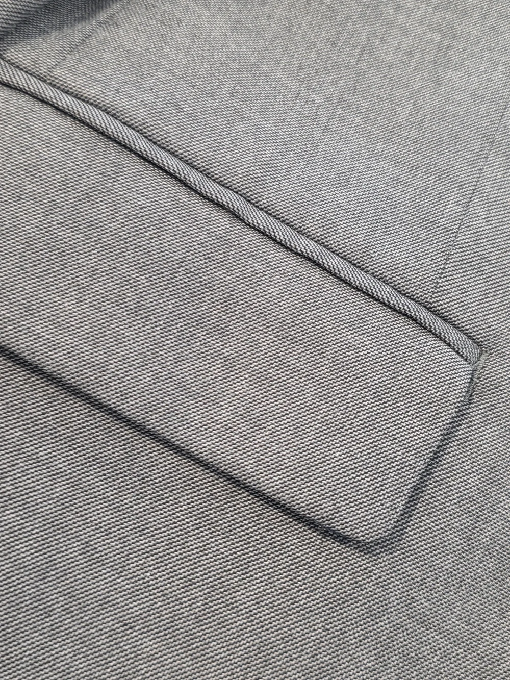 48R Men's Van Heusen Cool Flex Slim Fit Blazer Gray 2 Button Sport Coat